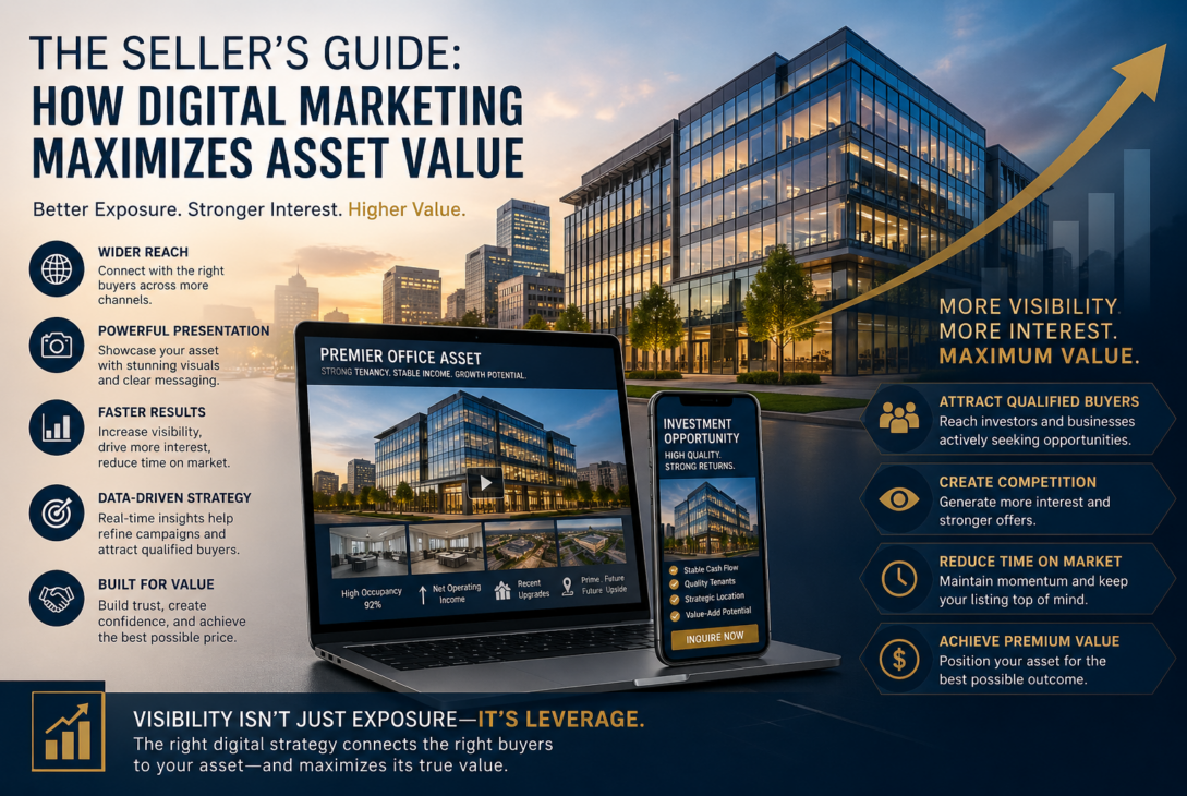 The Seller’s Guide: How Digital Marketing Maximizes Asset Value
