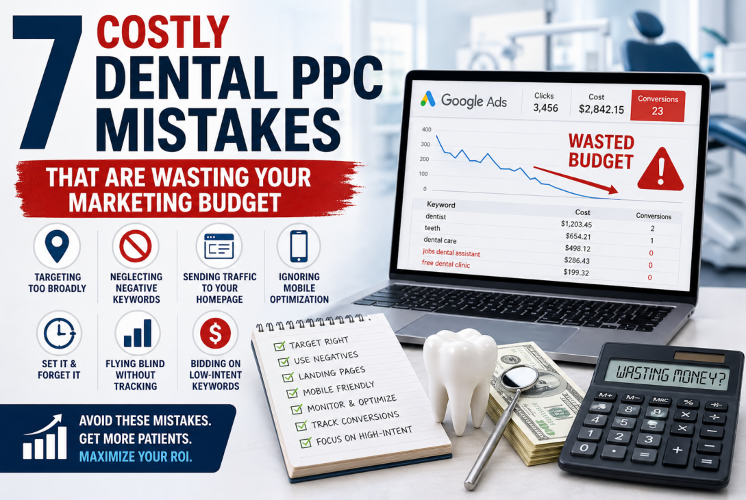 Costly dental PPC mistakes explained