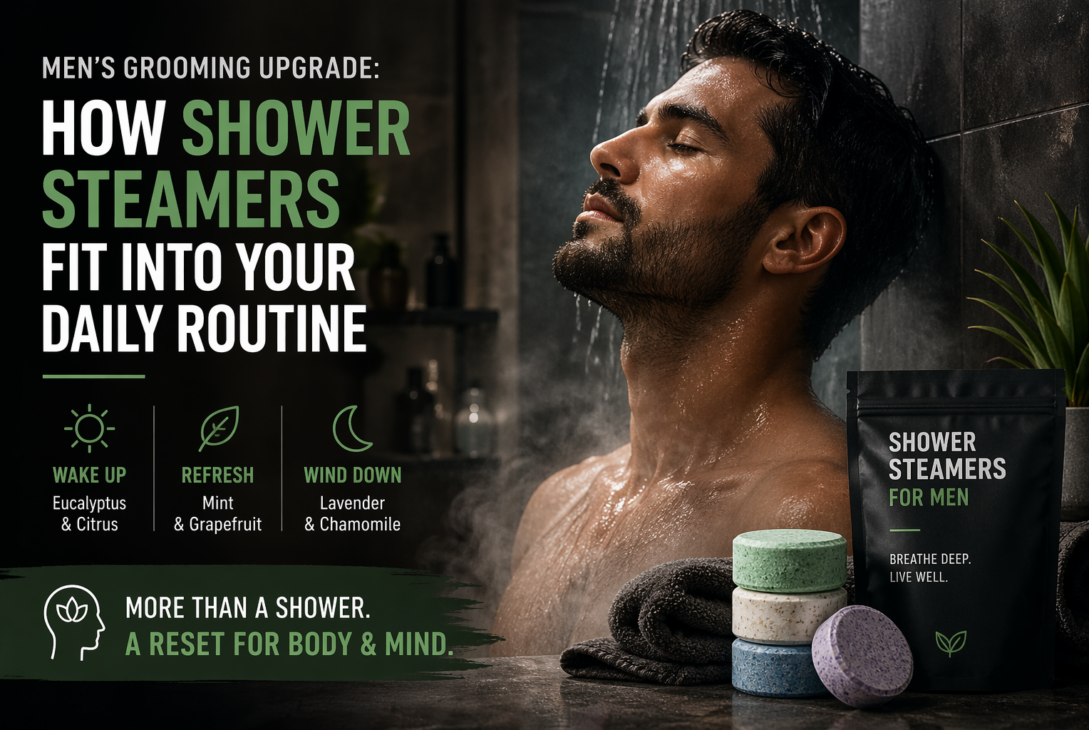 Men's Grooming Upgrade How Shower Steamers Fit Into Your Daily Routine