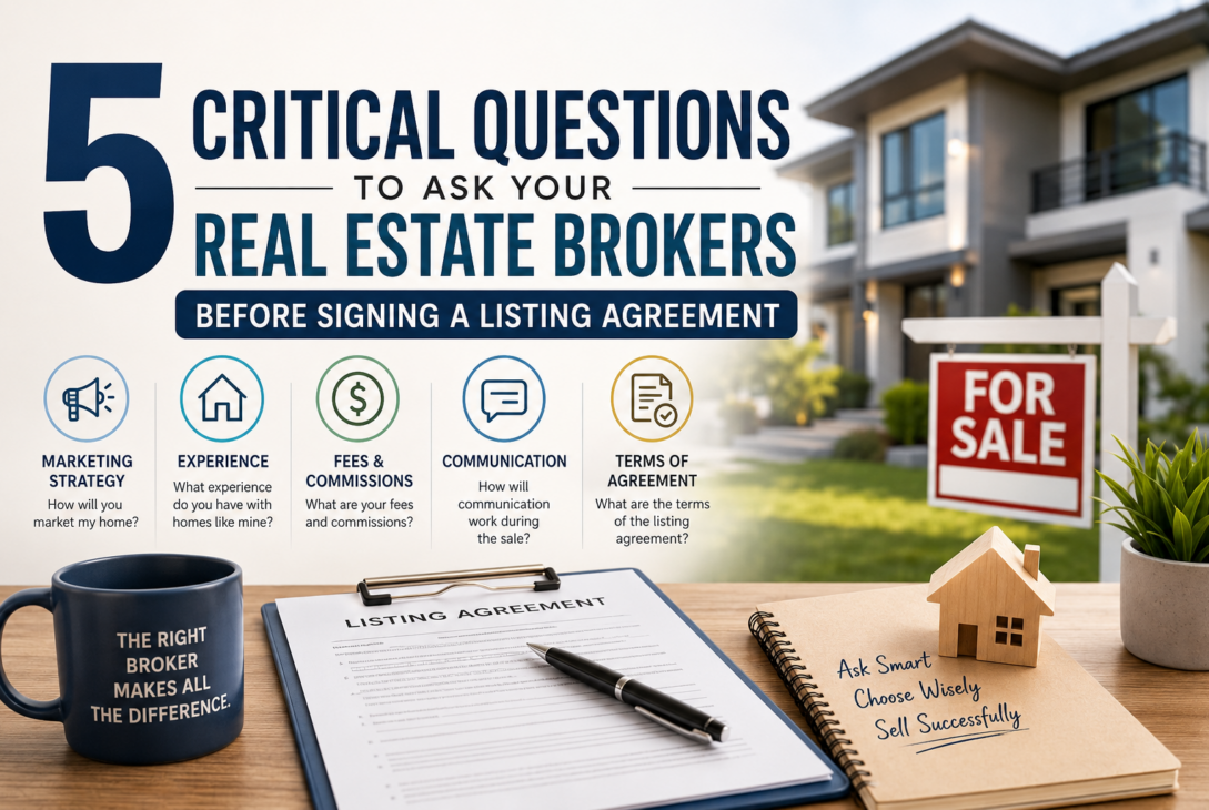 5 critical questions for real estate brokers