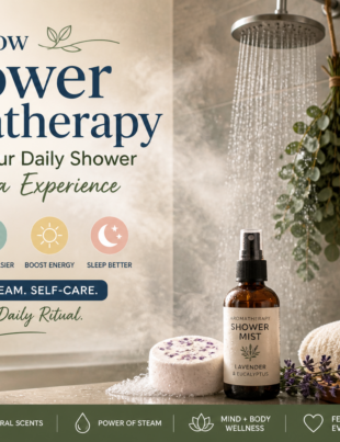 Relax and rejuvenate in aromatherapy shower
