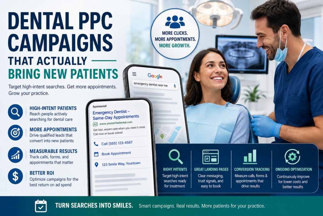 Dental PPC campaigns for growth