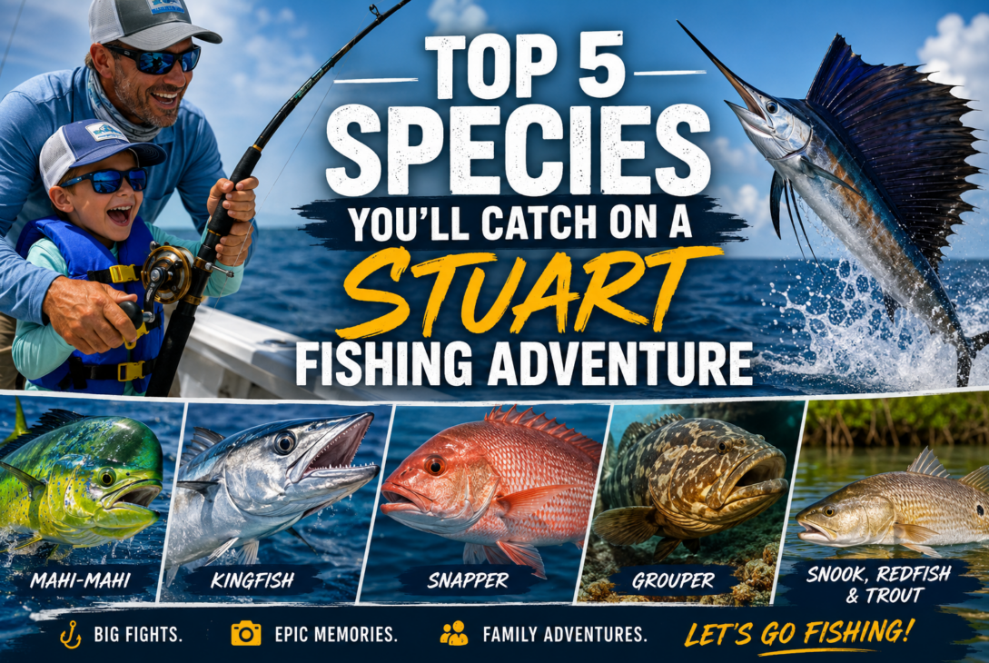 Top fishing species adventure in Stuart