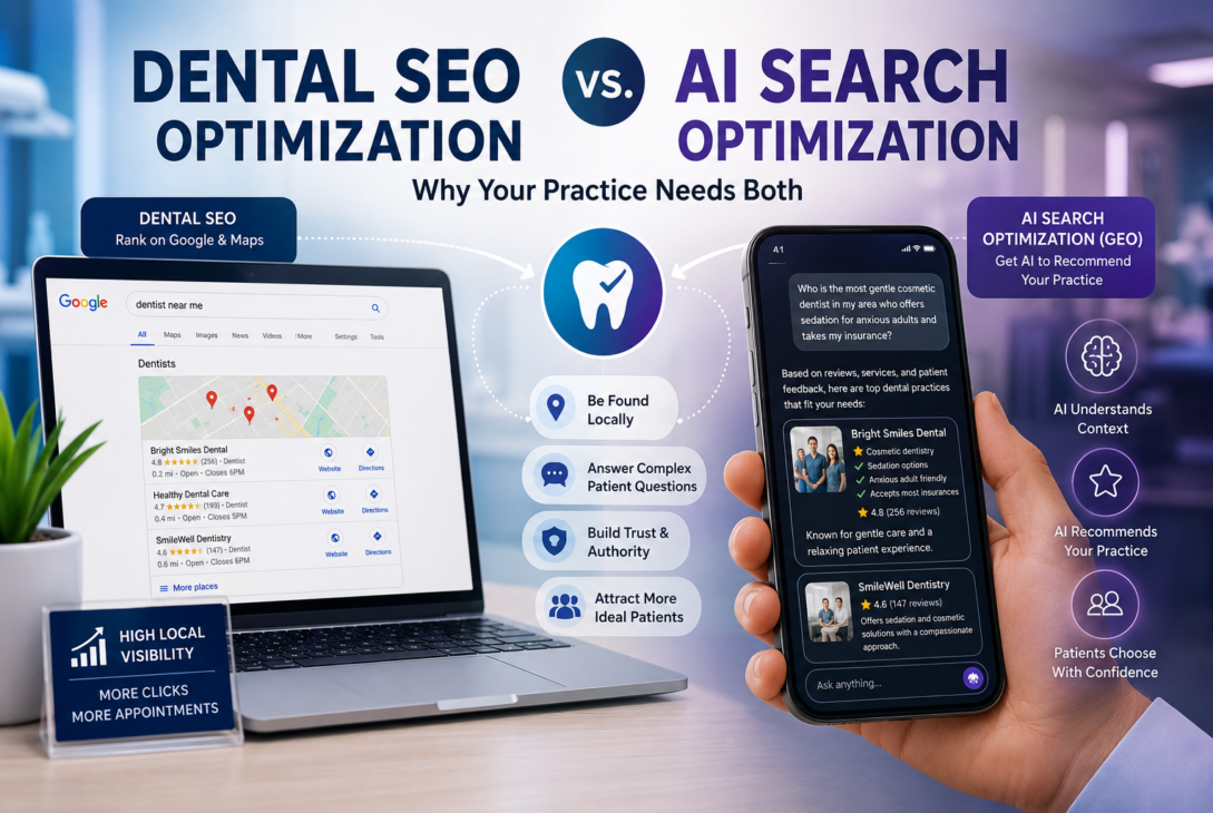 Dental SEO vs AI search optimization