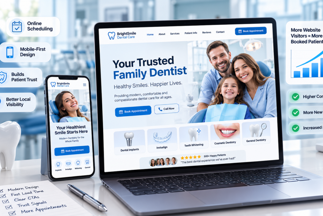 Dental website growth and conversion tools