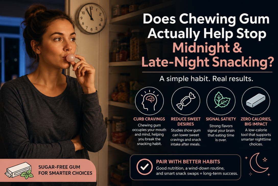 Chewing Gum vs. Midnight Snacking