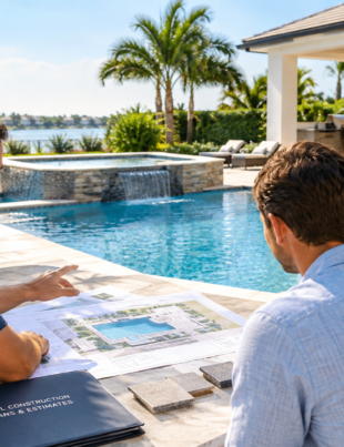 Pool Construction Plans by the Water